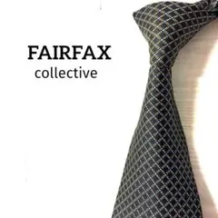 FAIRFAX フェアファクス ネクタイ　パターンチェック　ネイビー系のサムネイル