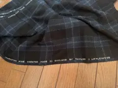 イギリスTAYLOR & LITTLEWOOD ヴィンテージ ウール 生地