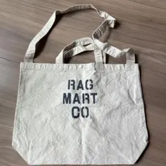 お値引きしました！RAG MART CO. 2WAY トートバッグ キャンバス地
