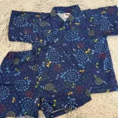 80サイズ トンボ柄 甚平