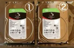 《在庫ラスト》Seagate IronWolf 4TB HDD 2台セット