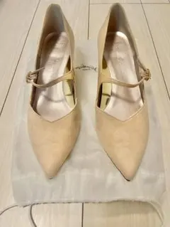 GINZA Kanematsu ストラップパンプス 24.5cm ベージュのサムネイル