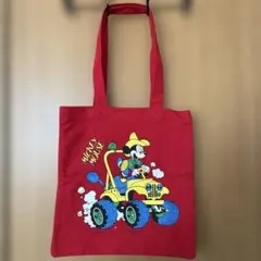 ミッキーマウス トートバッグ レッド