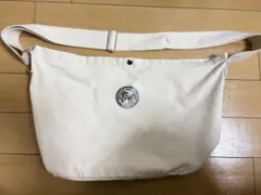 キャンバスショルダーバッグ クリーム色