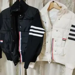 新品！未使用！2点セット！白・黒ダウンジャケット