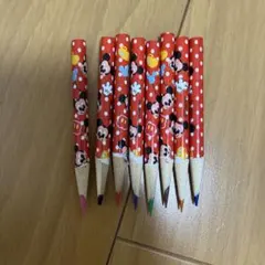 ミッキー カラフル 色鉛筆 8本セット 文房具 お絵描き ディズニー 送料無料