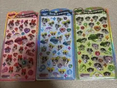 正規品　パワーパフガールズ　うるちゅる　ポップシール　パワパフ　3種セット