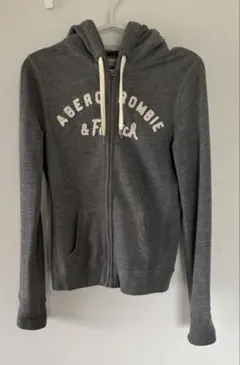 Abercrombie & Fitch ジップアップパーカー グレーのサムネイル