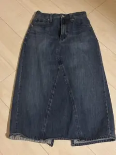ユニクロ　デニム ロングスカート スカート