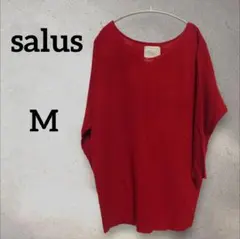 サルース【M】ニット チュニック丈セーター 美品のサムネイル
