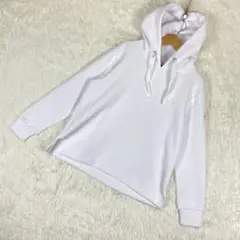 LULULEMON サイズ4 ホワイト フード付き スウェットパーカー - メルカリ