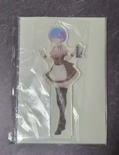 新品未開封　レム　リゼロ　セガコラボカフェ　ビッグアクリルキーホルダー
