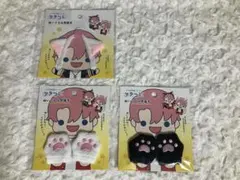 ヲタコレ ぬいぐるみ用 猫耳 猫手 白猫 黒猫