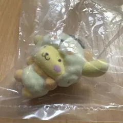 サンリオ　もこもこパンダ　フロッキーマスコット　ポムポムプリン