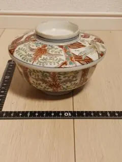 蓋つき煮物椀 清水焼 真金 上絵 - メルカリ