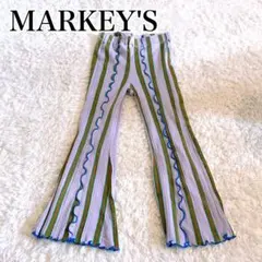 MARKEY'S 極美品✨ ソウガラリブフレアーパンツ　120サイズ