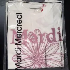 Mardi Mercredi 半袖 Tシャツ ホワイト ピンクのサムネイル
