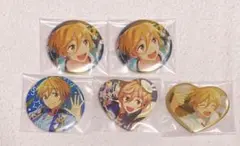 あんスタ 真白 友也 缶バッジ 5点セット