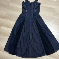 RANDA デニム ワンピース ジャンパースカート