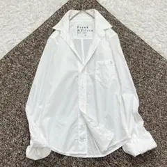 極美品✨フランクアンドアイリーン バリー シャツ ハート刺繍 シワ加工 洗える