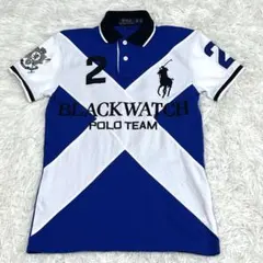 ラルフローレン ポロシャツ ビッグポニー ブラックウォッチ XS