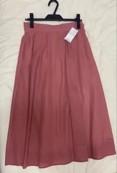 【美品】組曲　カラーボイル フレアスカート　ピンク　サイズ2のサムネイル