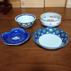 深川製磁 豆皿 小皿 つた絵 黄 イエロー 醤油皿 取皿 深川製 深川