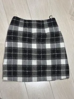 チェック柄タイトスカート　proportion BODY dressing