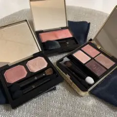 クレ・ド・ポー ボーテ アイシャドウパレット 2個、チーク1個セット