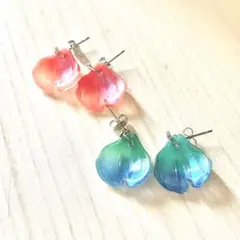 人魚のうろこピアス