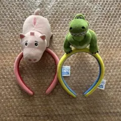 ディズニー　カチューシャ　ハム　レックス　トイストーリー　2個セット