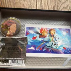 あんさんぶるスターズ あんスタ スタライ　ポストカード  鬼龍紅郎　缶バッチ