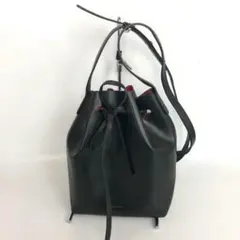 MANSUR GAVRIEL マンサーガブリエル バケットバッグ レザー 黒のサムネイル