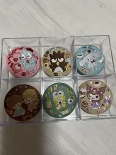 サンリオ 刺繍缶バッジ 6種セット