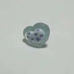 ブルーベリー 指輪 ハート ウィッシュコア 水色系統 サブカル 森ガール y2k