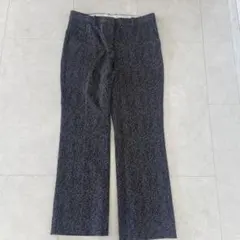 ZARA ヘリンボーン柄 フレア パンツ　L