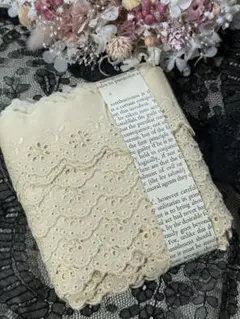 L53 コットンレース　アイボリー　13m