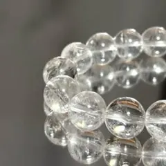 a*a様 水晶 ✧ 浄化・調和・心を整える　粒12mm 内径16cm 重量42g