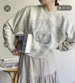 まいさん専用　BENTON クロップドスウェット グレー
