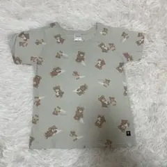 新品 フタフタ バースデイ トップス Tシャツ 半袖 夏物 100cm クマ柄