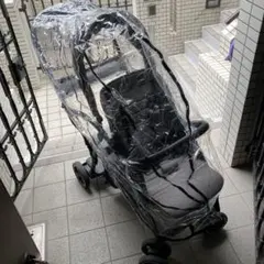 カトージ KATOJI 2-Seater ベビーカー用 レインカバーのサムネイル