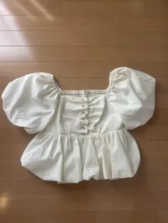 Chika Kisada リボンブラウス 長袖 アイボリー - メルカリ