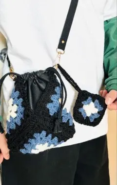 グラニースクエアポシェットとサブポーチセット