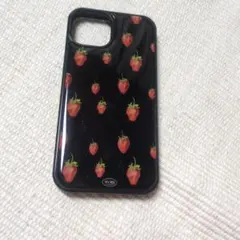 SYMS iPhone13ケース ストロベリー柄