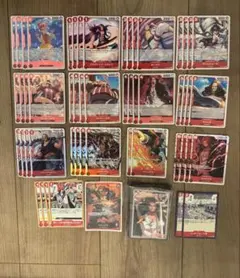 ワンピースカード　赤シャンクスデッキ　スリーブ付き
