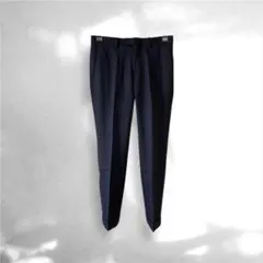 LIFE STYLE TAILOR フラノウール スラックス 濃紺 44のサムネイル