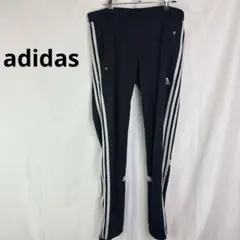 adidas◇アディダス　3本ライン　トラックパンツ　ジャージ【M】ブラック