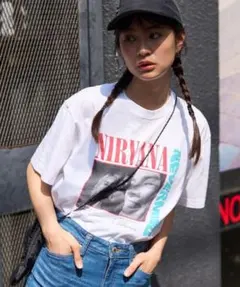 FREAK'SSTORE NIRVANAグラフィックTシャツ 白　ヴィンテージのサムネイル