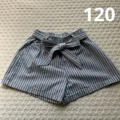 ストライプ キュロットスカート 120