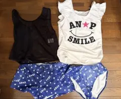 ANAP KIDS ジュニア水着 4点セット　J-L 165〜170㎝のサムネイル